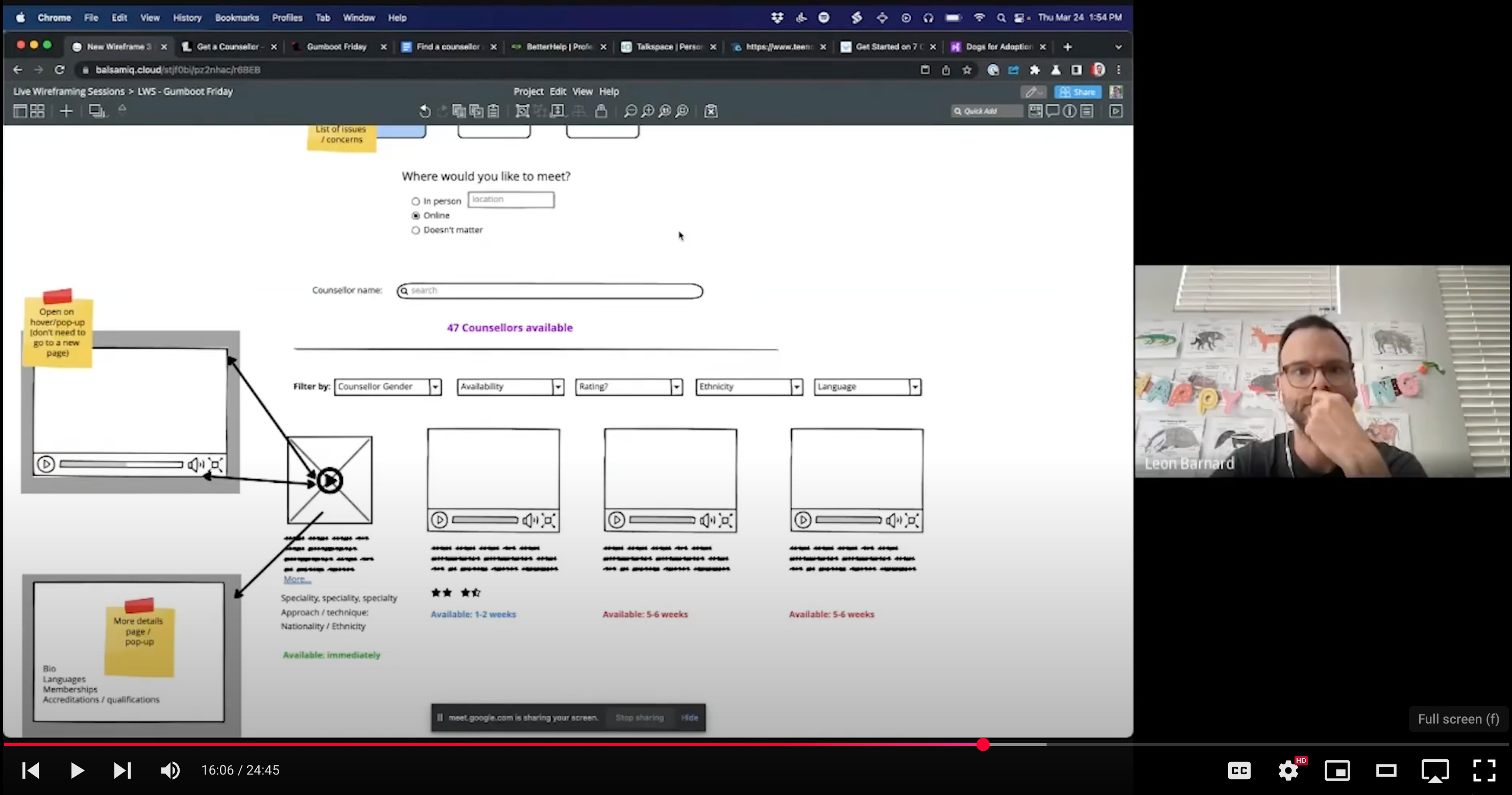 Live Wireframing Sessions